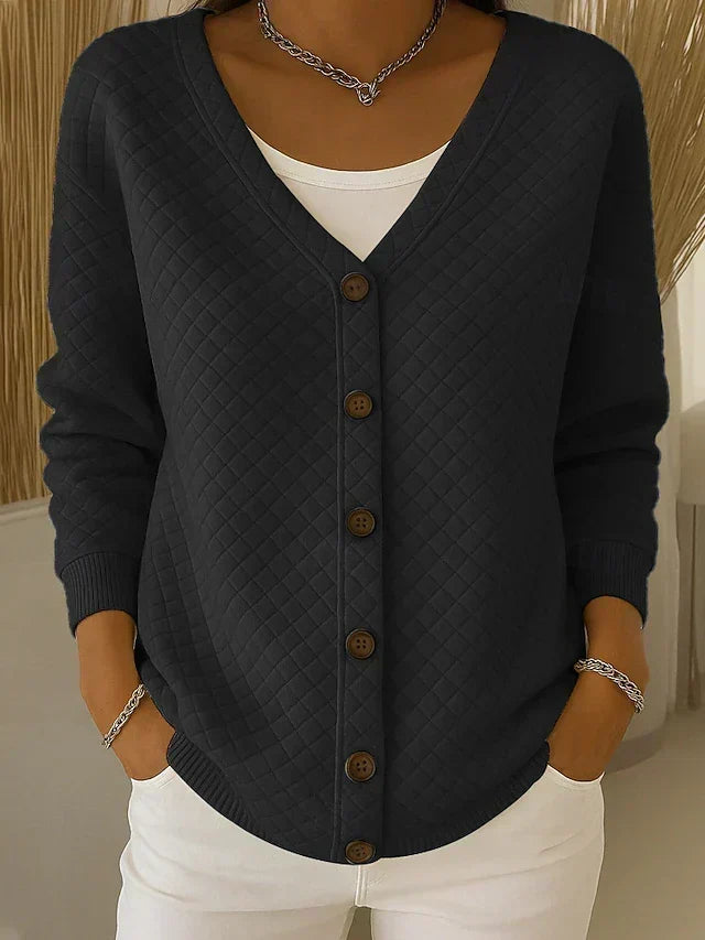 DELAUNAY | Cardigan Matelassé Col V Charlotte