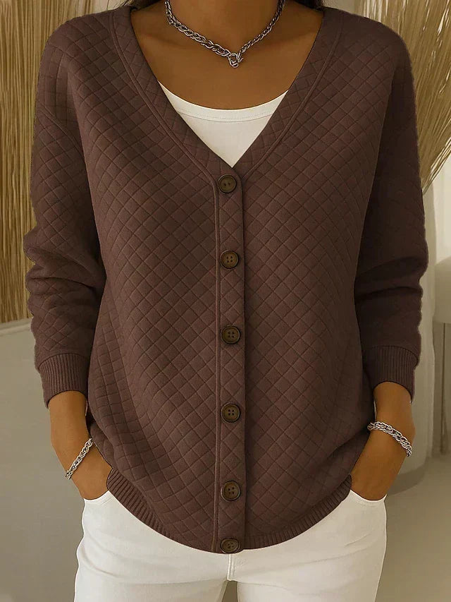 DELAUNAY | Cardigan Matelassé Col V Charlotte