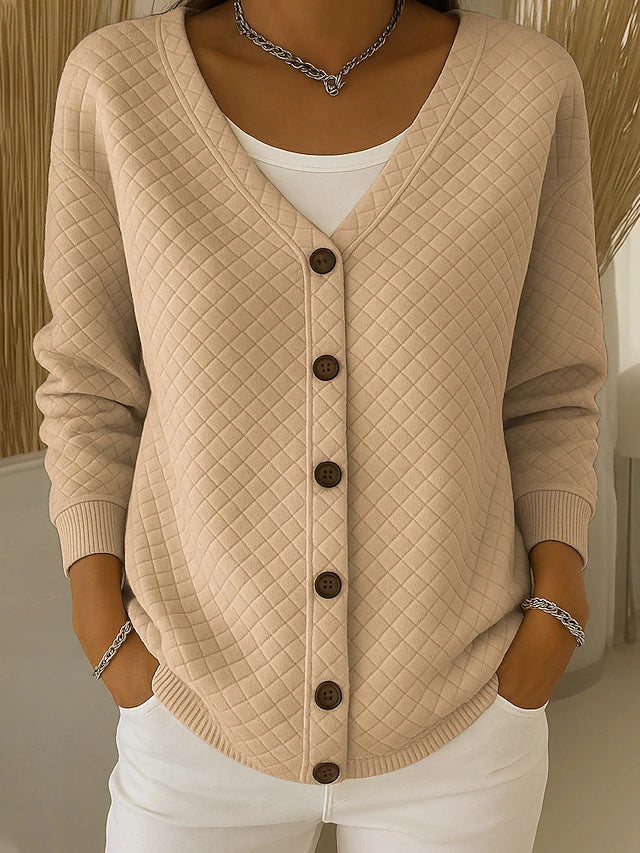 DELAUNAY | Cardigan Matelassé Col V Charlotte