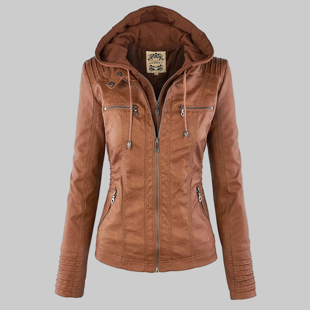 Callista | Veste moto à capuche
