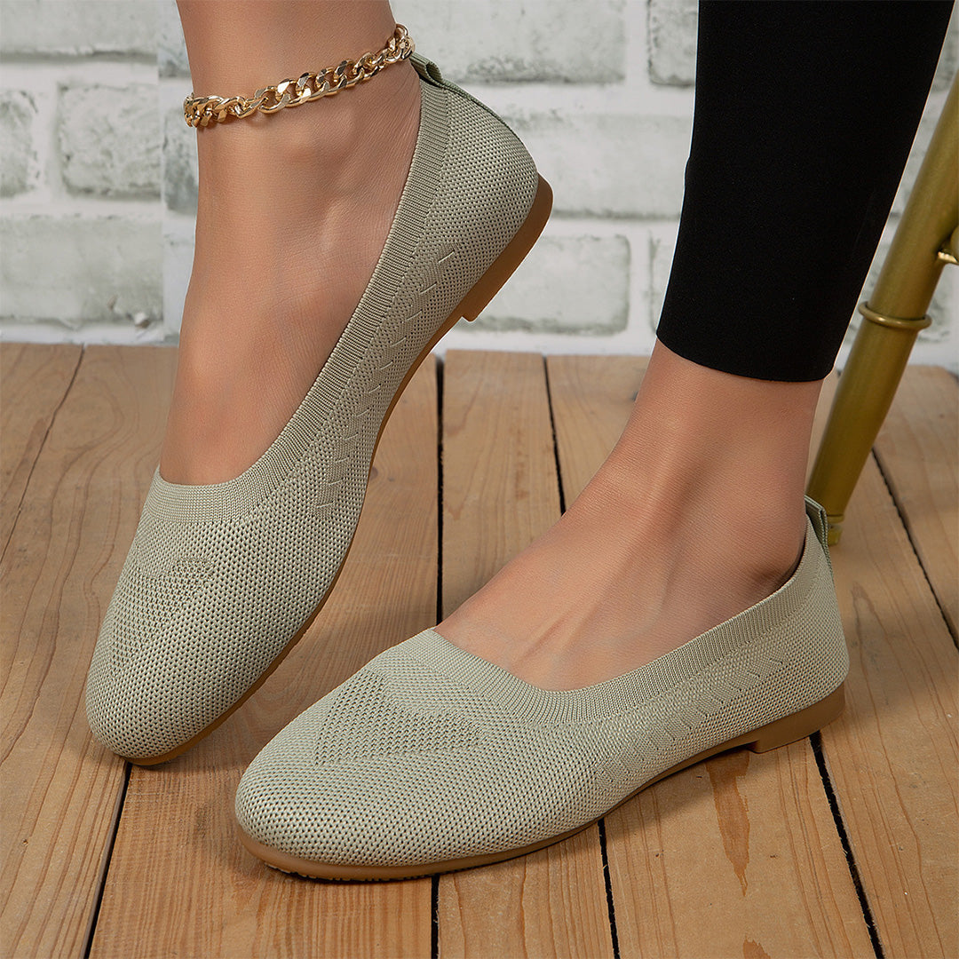 Delaunay | Ballerines Souples en Maille Brigitte
