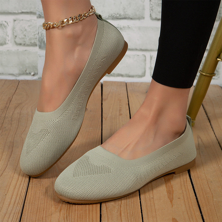 Delaunay | Ballerines Souples en Maille Brigitte