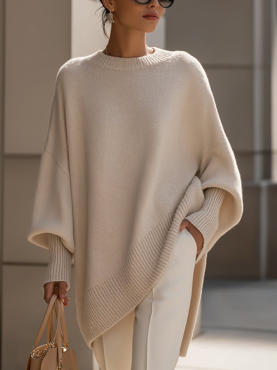 Isolde | Pull oversize drapé en maille