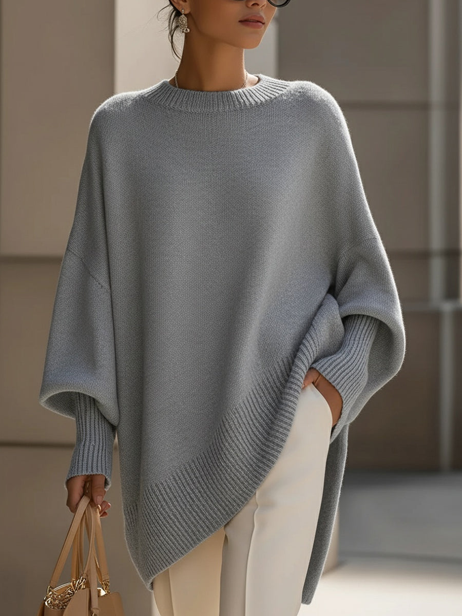 Isolde | Pull oversize drapé en maille