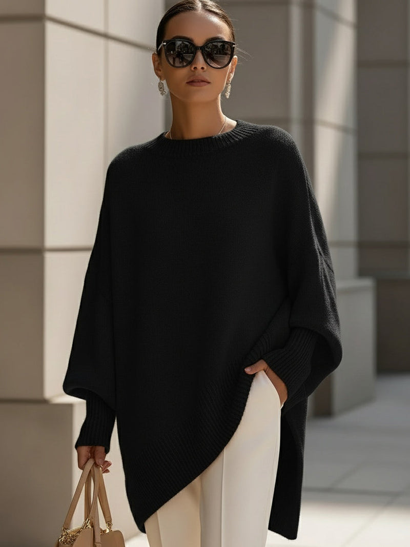 Isolde | Pull oversize drapé en maille