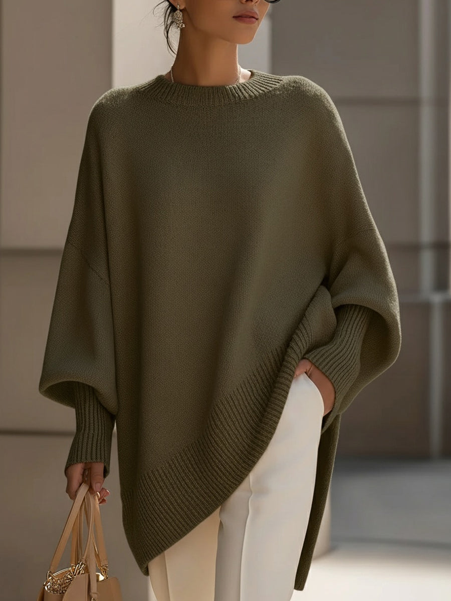 Isolde | Pull oversize drapé en maille