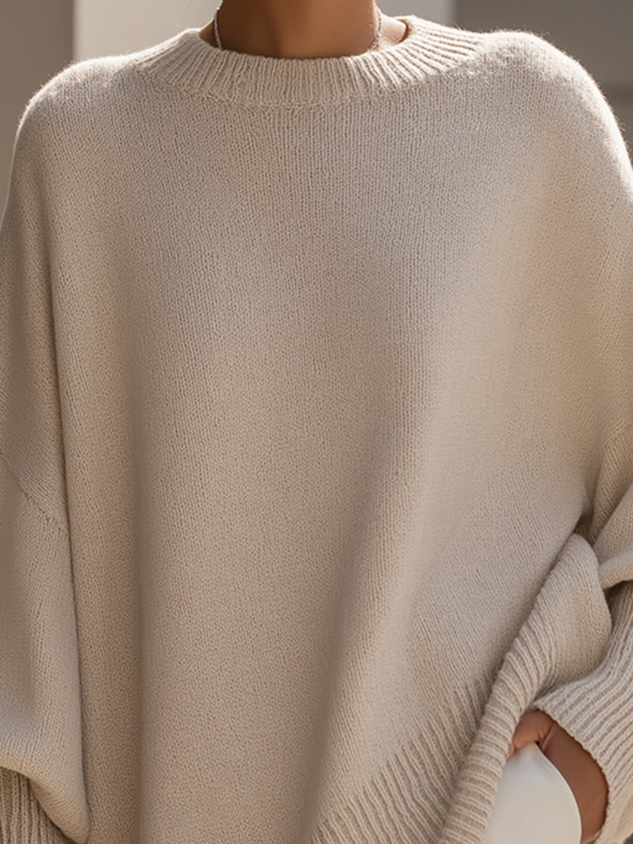 Isolde | Pull oversize drapé en maille