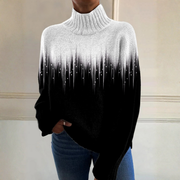 DELAUNAY | Pull Col Roulé Dégradé Nuit Juliette
