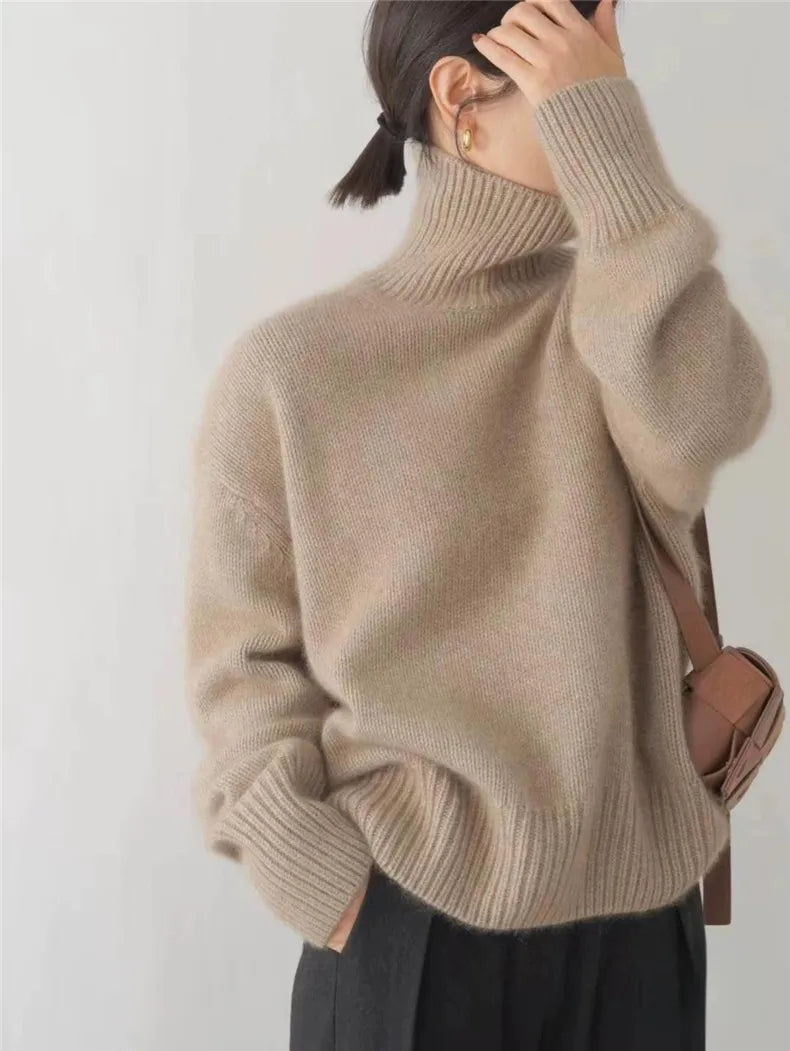 DELAUNAY | Pull Col Roulé Oversize Nathalie
