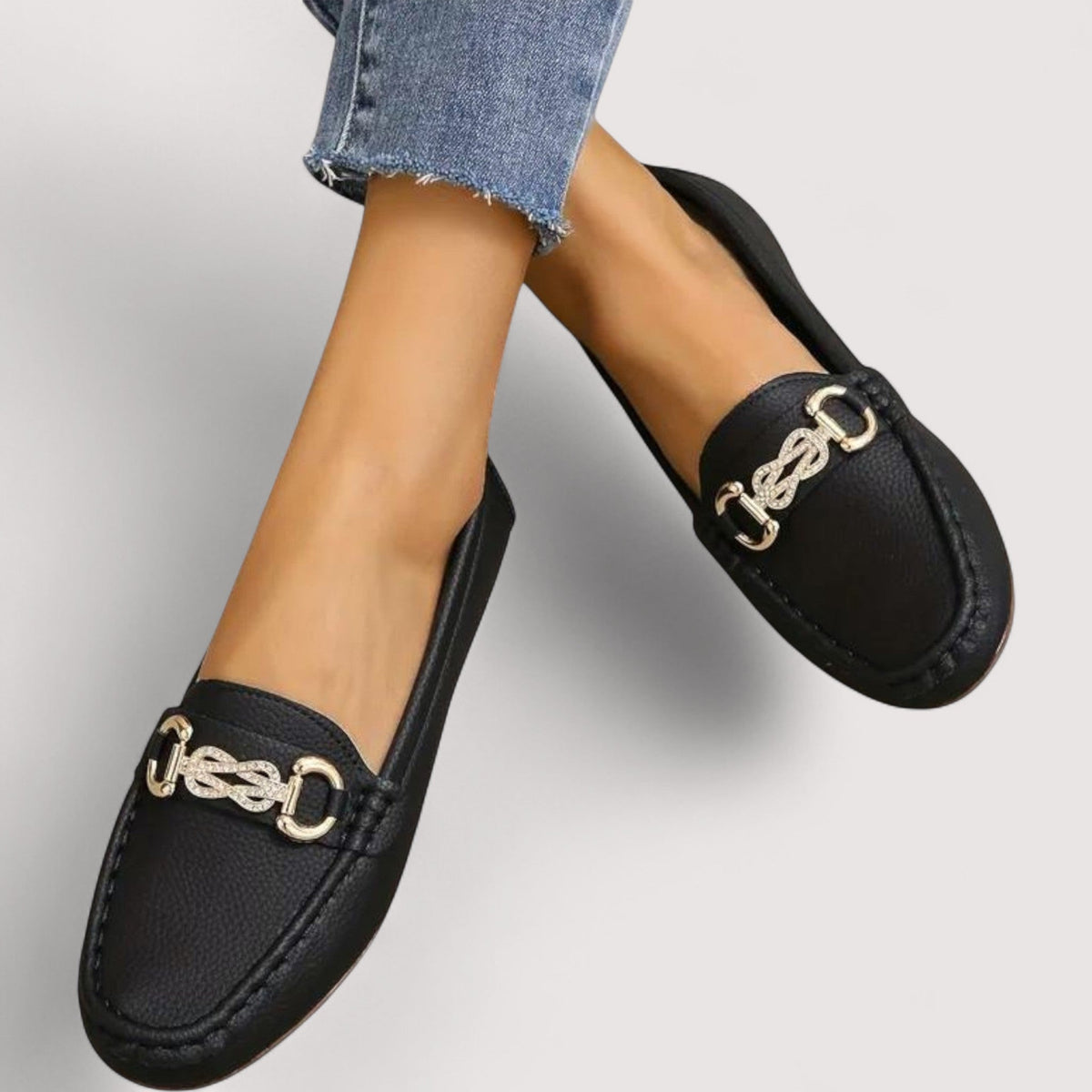 DELAUNAY | Mocassins Souples Mors Doré Chloé