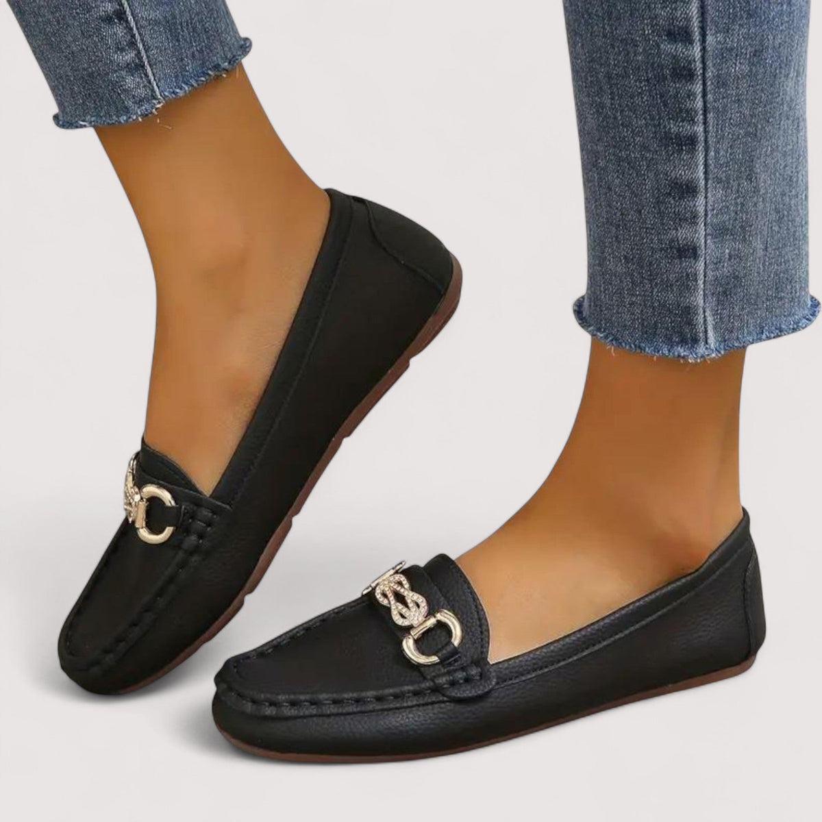 DELAUNAY | Mocassins Souples Mors Doré Chloé