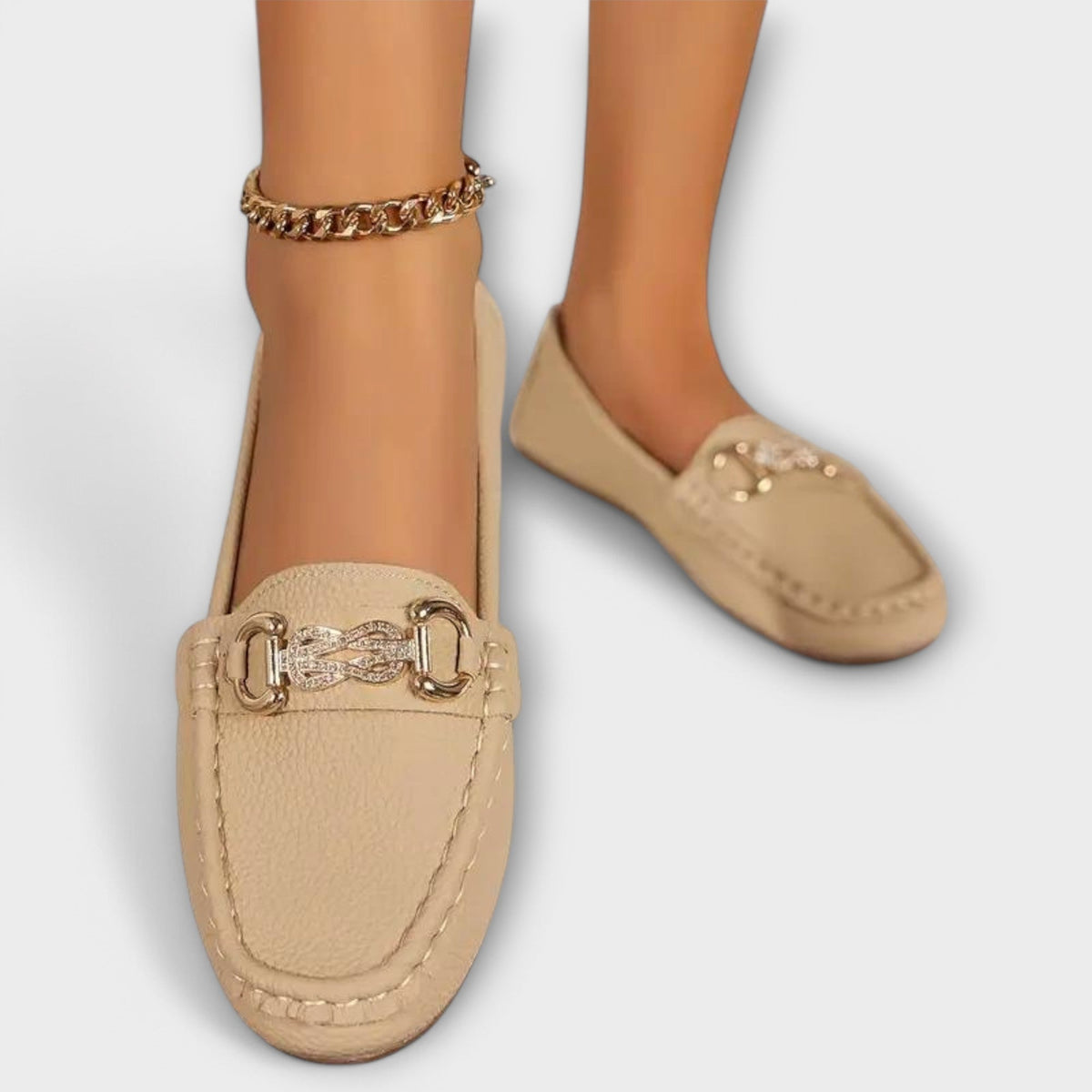 DELAUNAY | Mocassins Souples Mors Doré Chloé