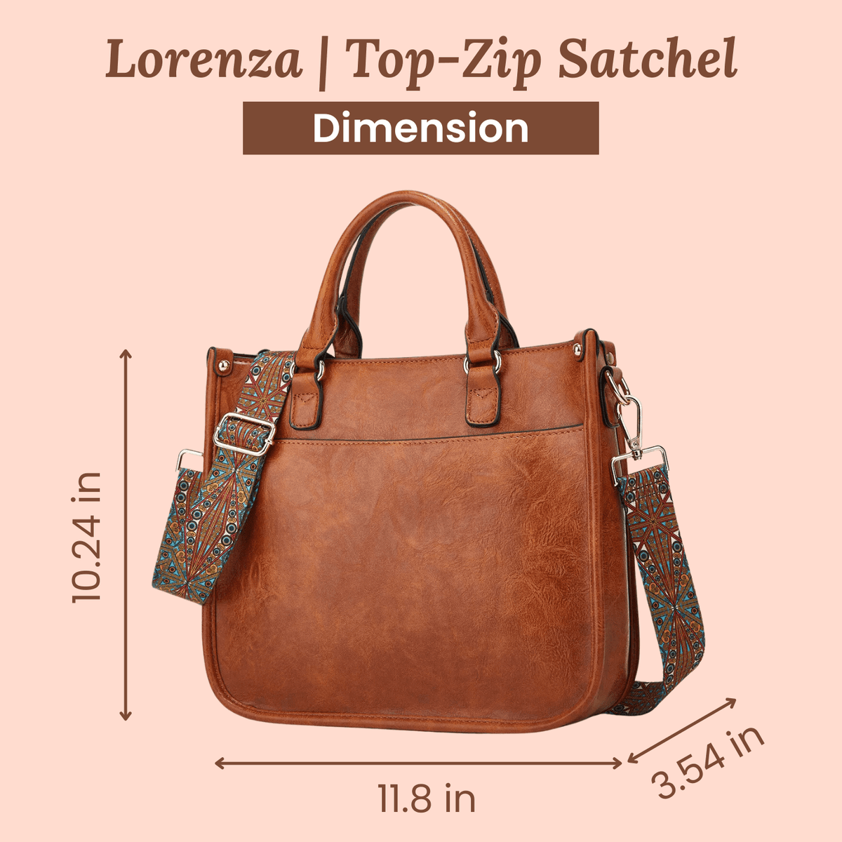 Irene | Sac Porté Travers à Bandoulière Motif