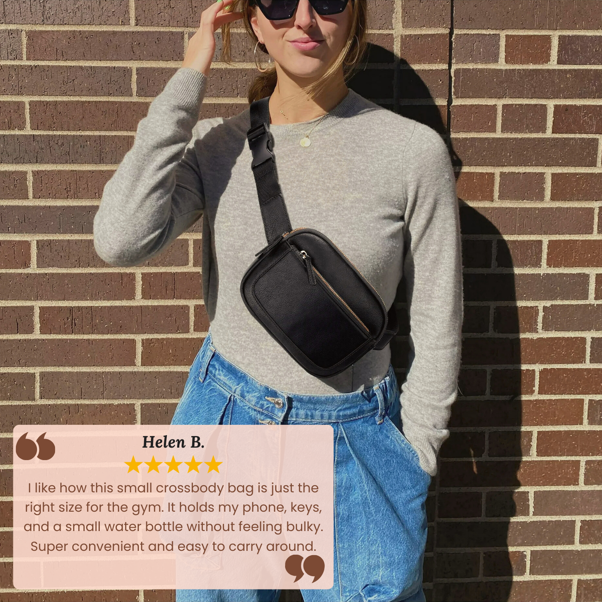 Valentina | Sac Ceinture à Zip