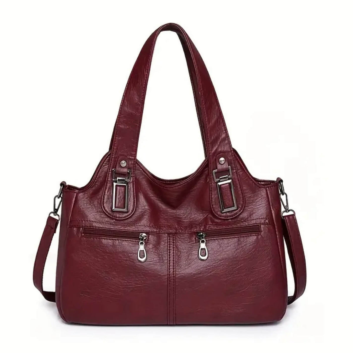 Flavia | Sac Porté Épaule à Double Zip