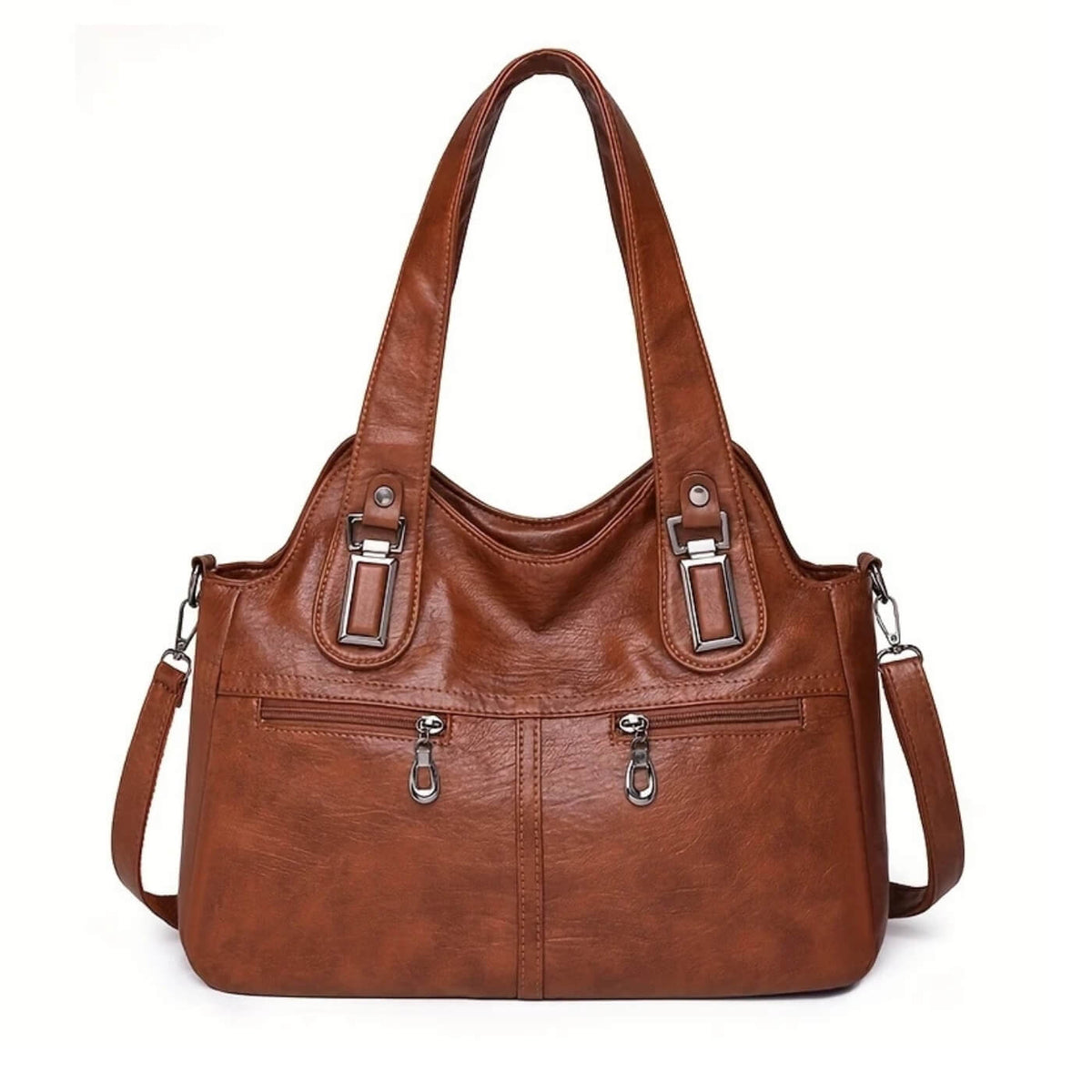 Flavia | Sac Porté Épaule à Double Zip