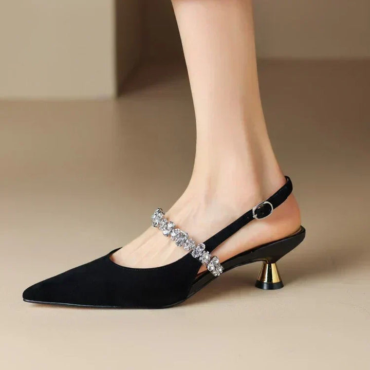 Delaunay | Escarpins Slingback Cristal Pauline