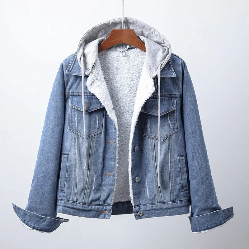 YARA | Veste en jean avec doublure chaude et style décontracté