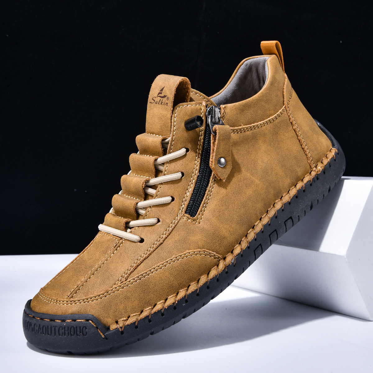 DELAUNAY | Chaussures en Nabuk avec Zip pour Homme