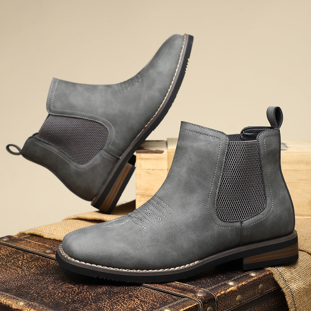DELAUNAY | Bottes Classiques en Cuir pour Homme