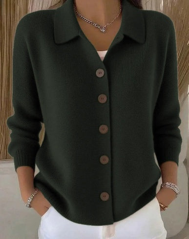 DELAUNAY | Cardigan Col Polo Boutonné Isabelle