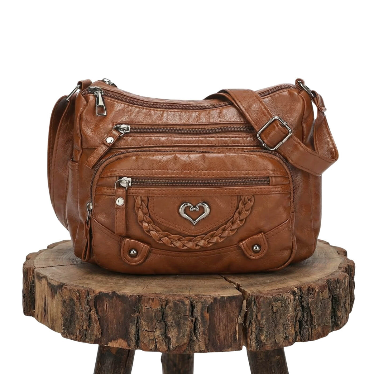 Greta | Sac Bandoulière Charme Tressé