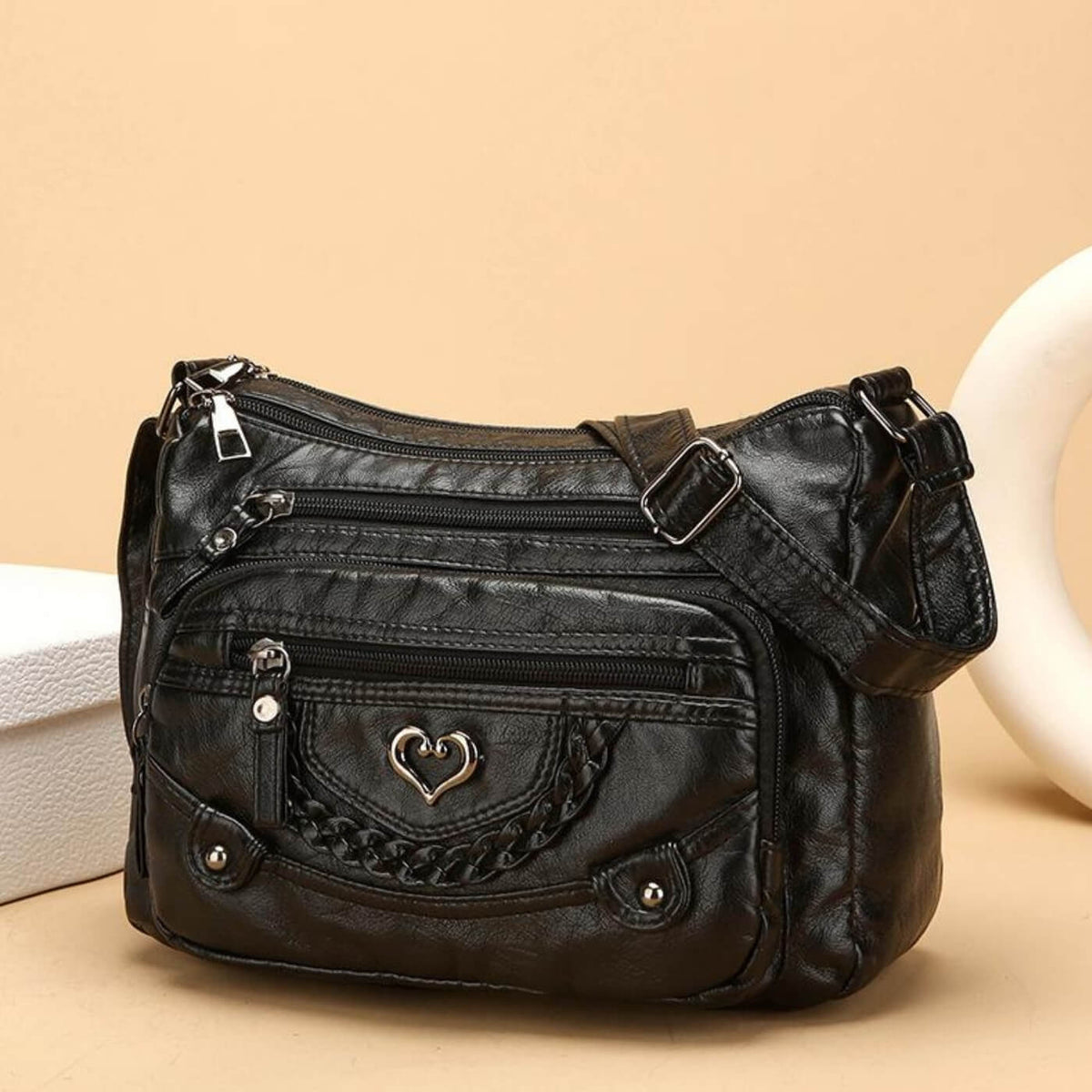 Greta | Sac Bandoulière Charme Tressé