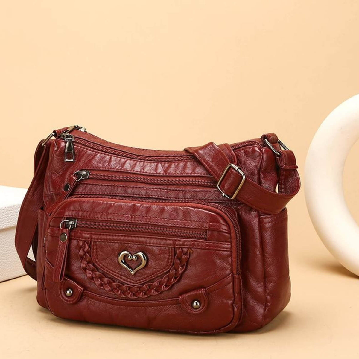 Greta | Sac Bandoulière Charme Tressé