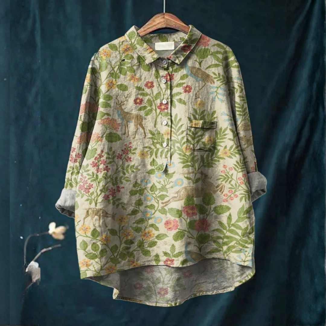 DELAUNAY | Chemise Élégante à Motif Béatrice