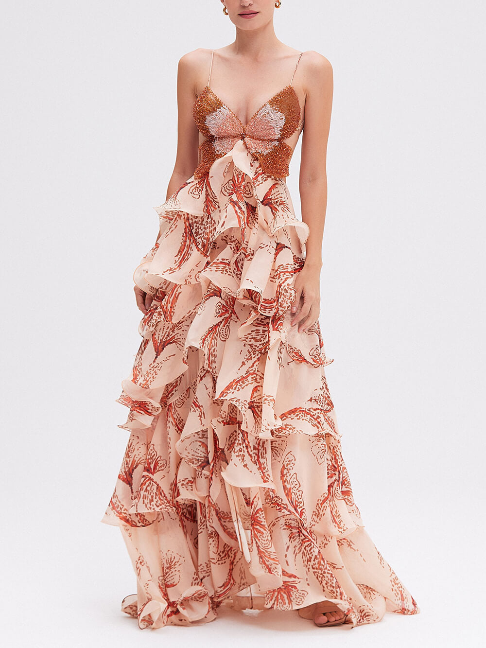 DELAUNAY | Robe Maxi Papillon Signature