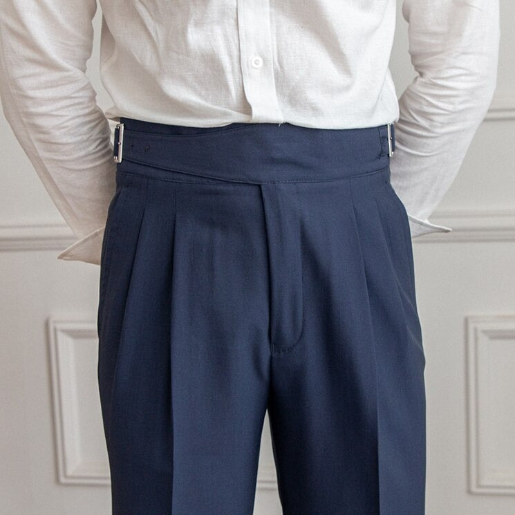 DELAUNAY | Pantalon fluide taille haute élégant