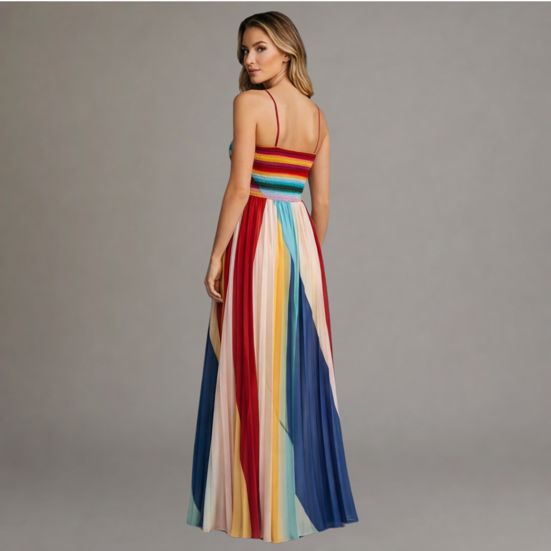 DELAUNAY | Robe Maxi Lumière Colorée