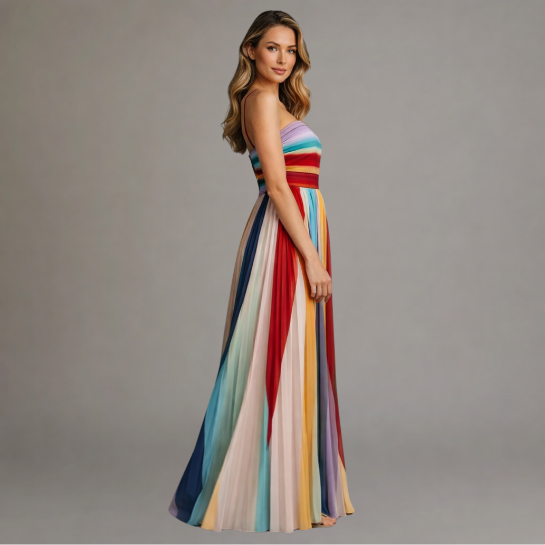 DELAUNAY | Robe Maxi Lumière Colorée