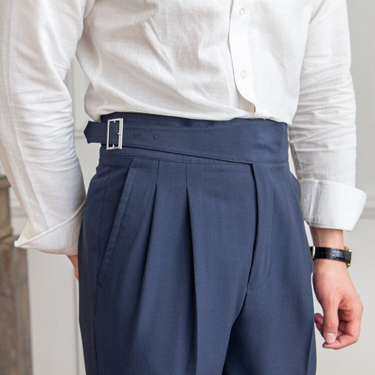 DELAUNAY | Pantalon fluide taille haute élégant