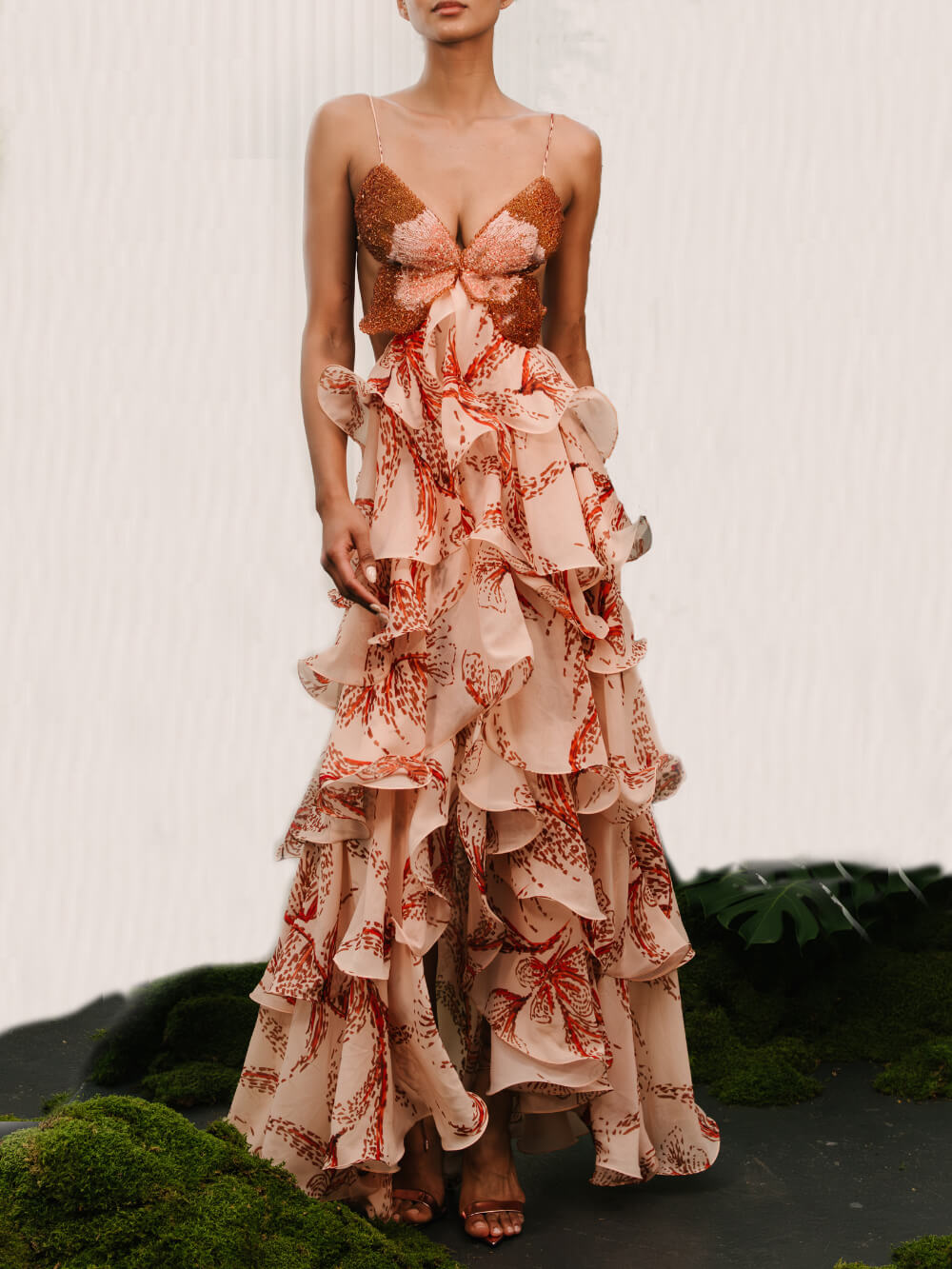 DELAUNAY | Robe Maxi Papillon Signature