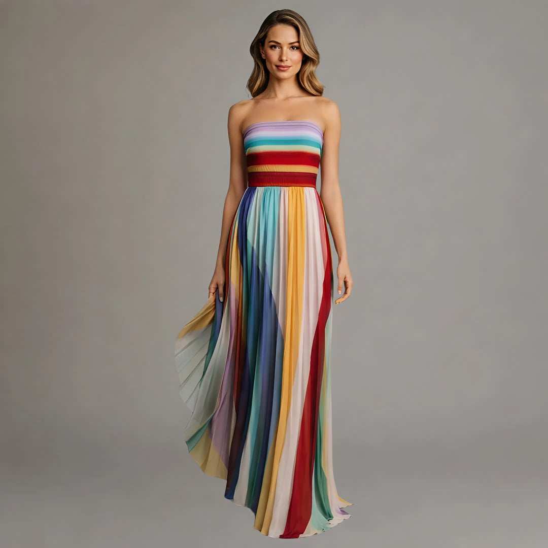 DELAUNAY | Robe Maxi Lumière Colorée