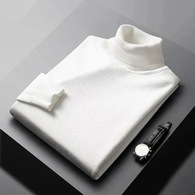 DELAUNAY | Pull en Maille à Col Roulé pour Homme