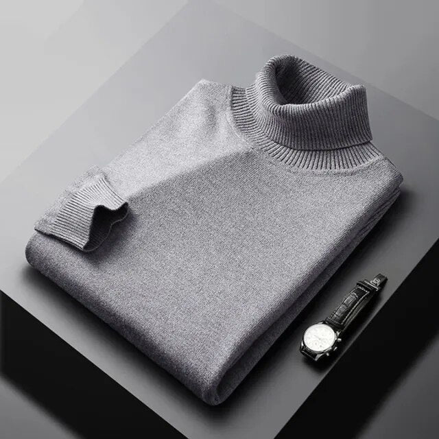 DELAUNAY | Pull en Maille à Col Roulé pour Homme