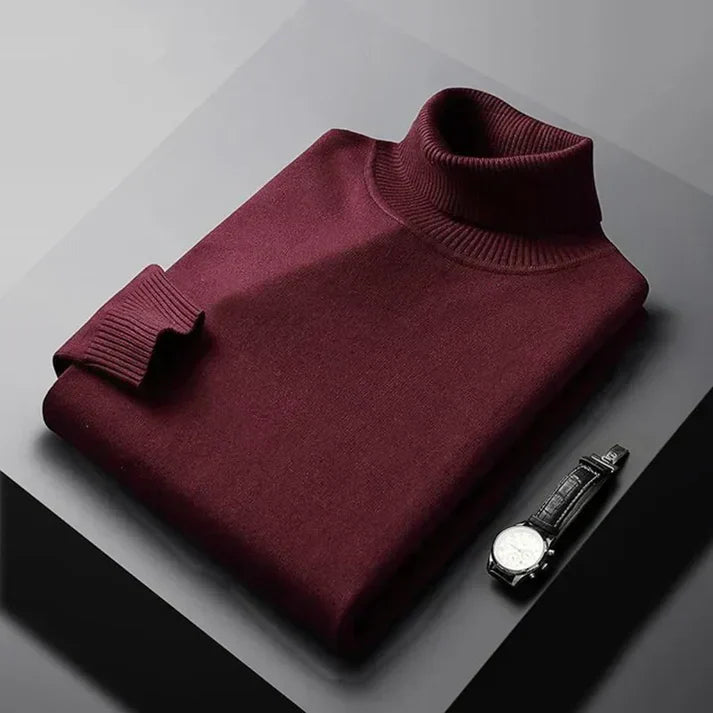 DELAUNAY | Pull en Maille à Col Roulé pour Homme