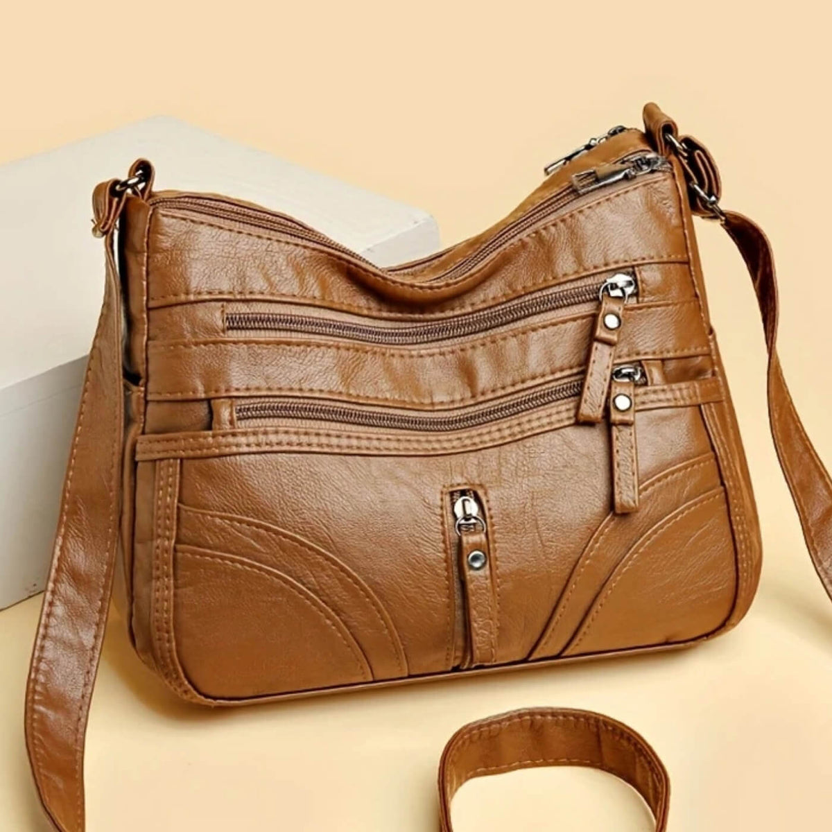 Emanuela | Sac Porté Épaule Multi-Poches