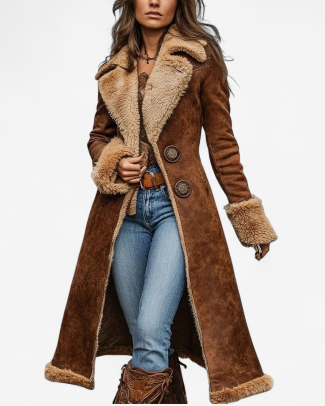 Amelie™ | Long Manteau Vintage