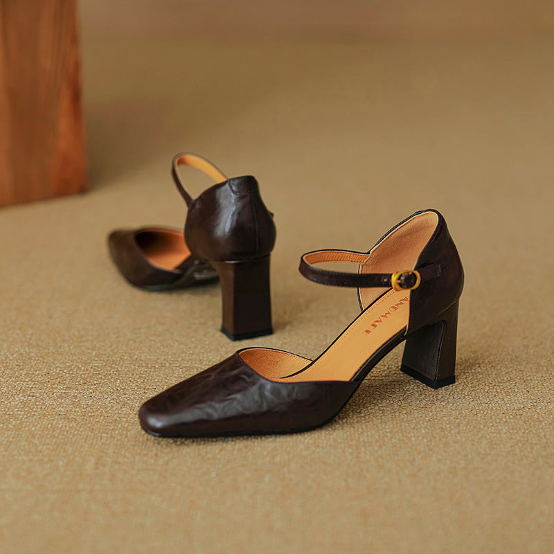 Virelle | Talons en Cuir