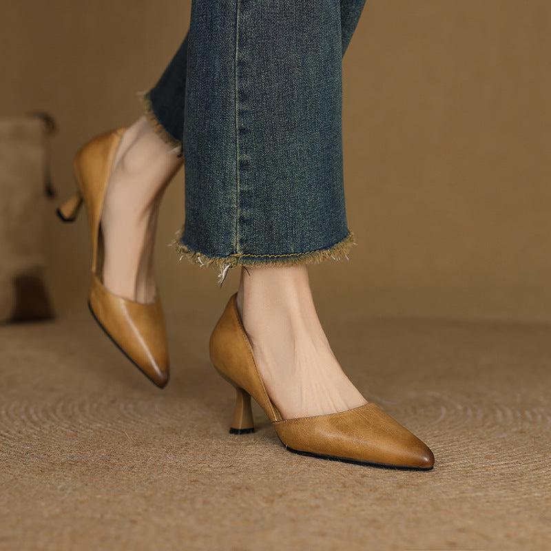 Loréne | Talons en Cuir