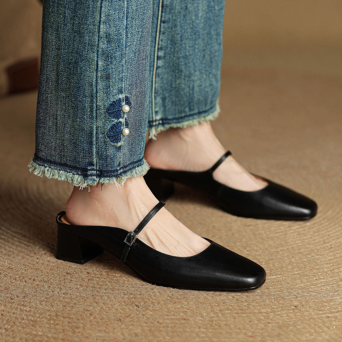 Meyra | Talons en Cuir