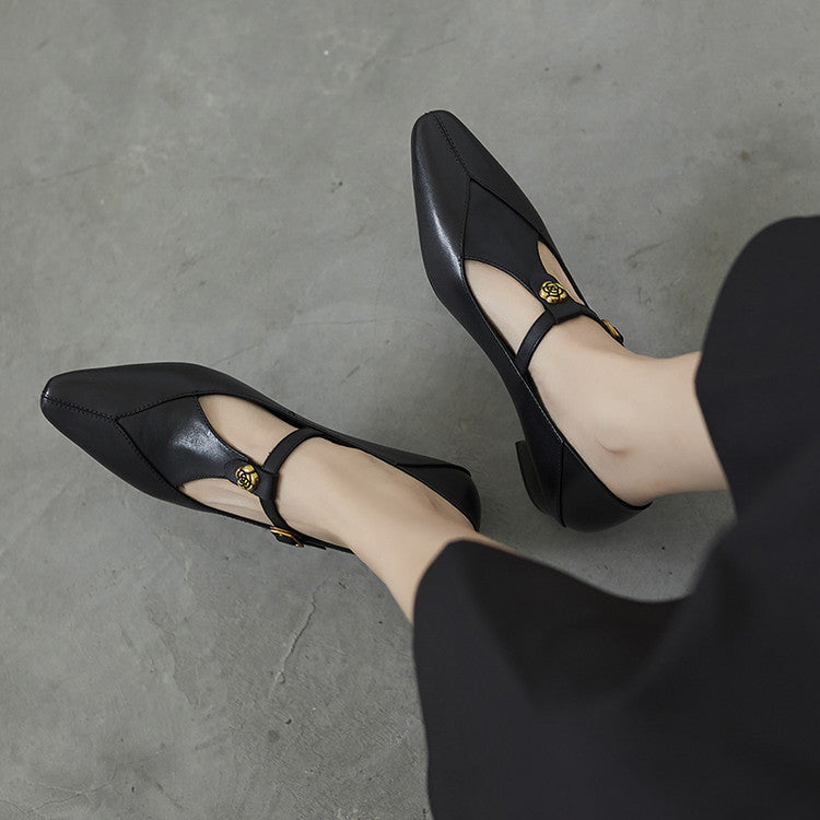 Camélia | Talons en Cuir