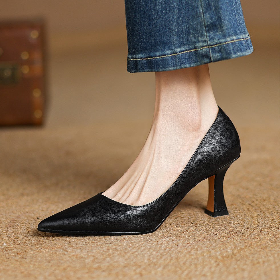 Mirelle | Talons en Cuir