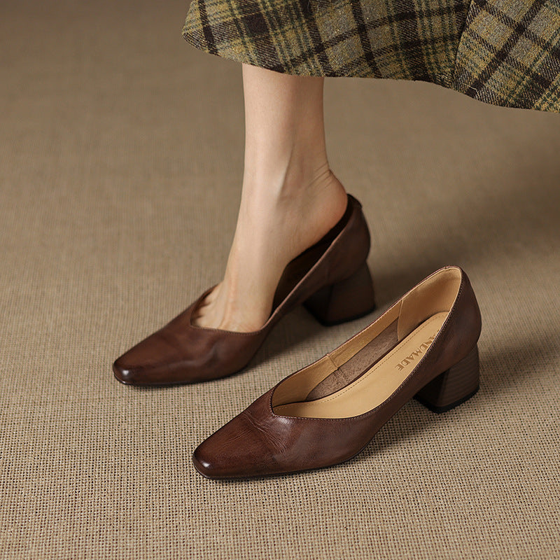 Caldré | Talons en Cuir