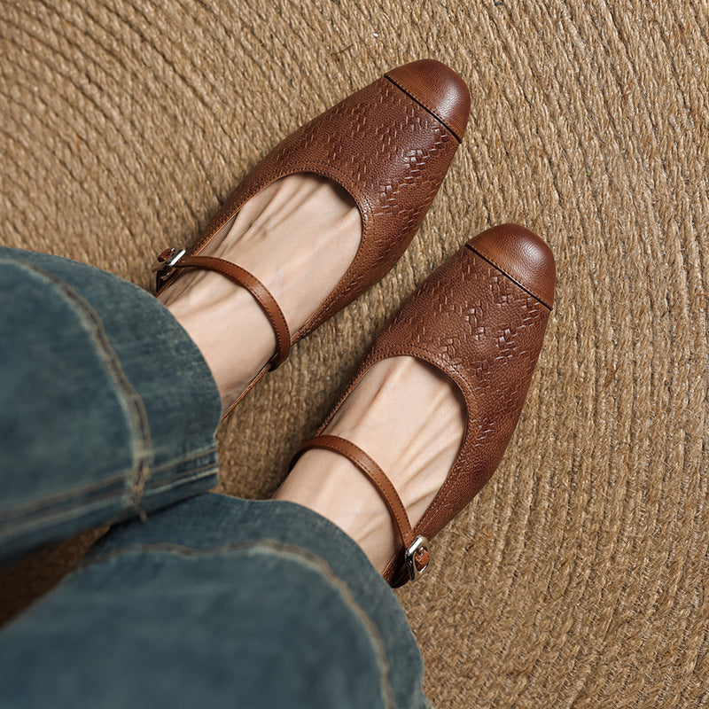 Rielle | Talons en Cuir