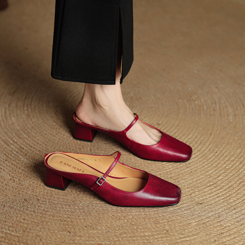Meyra | Talons en Cuir