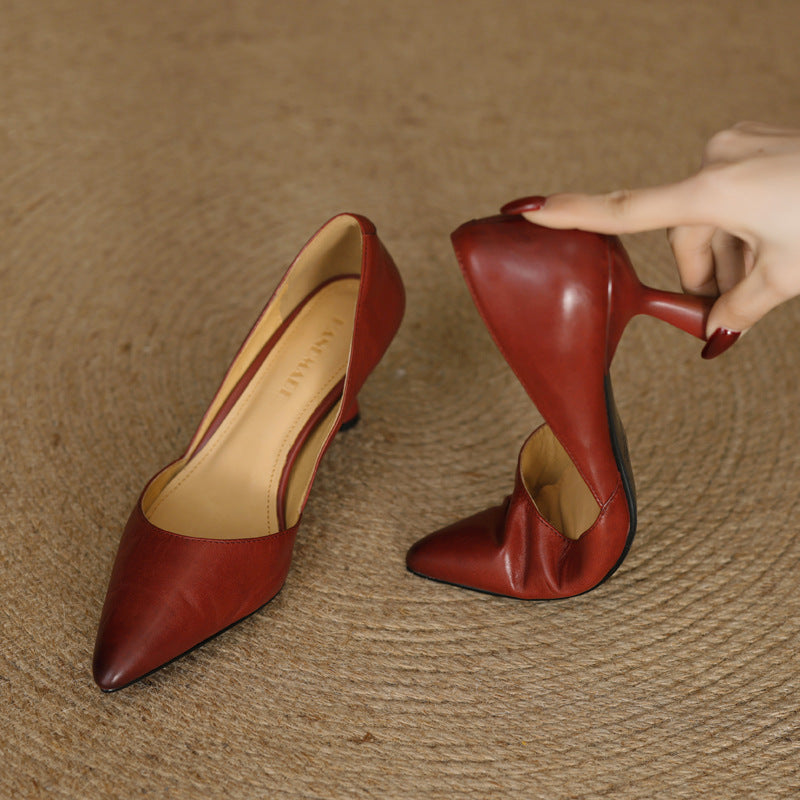 Loréne | Talons en Cuir